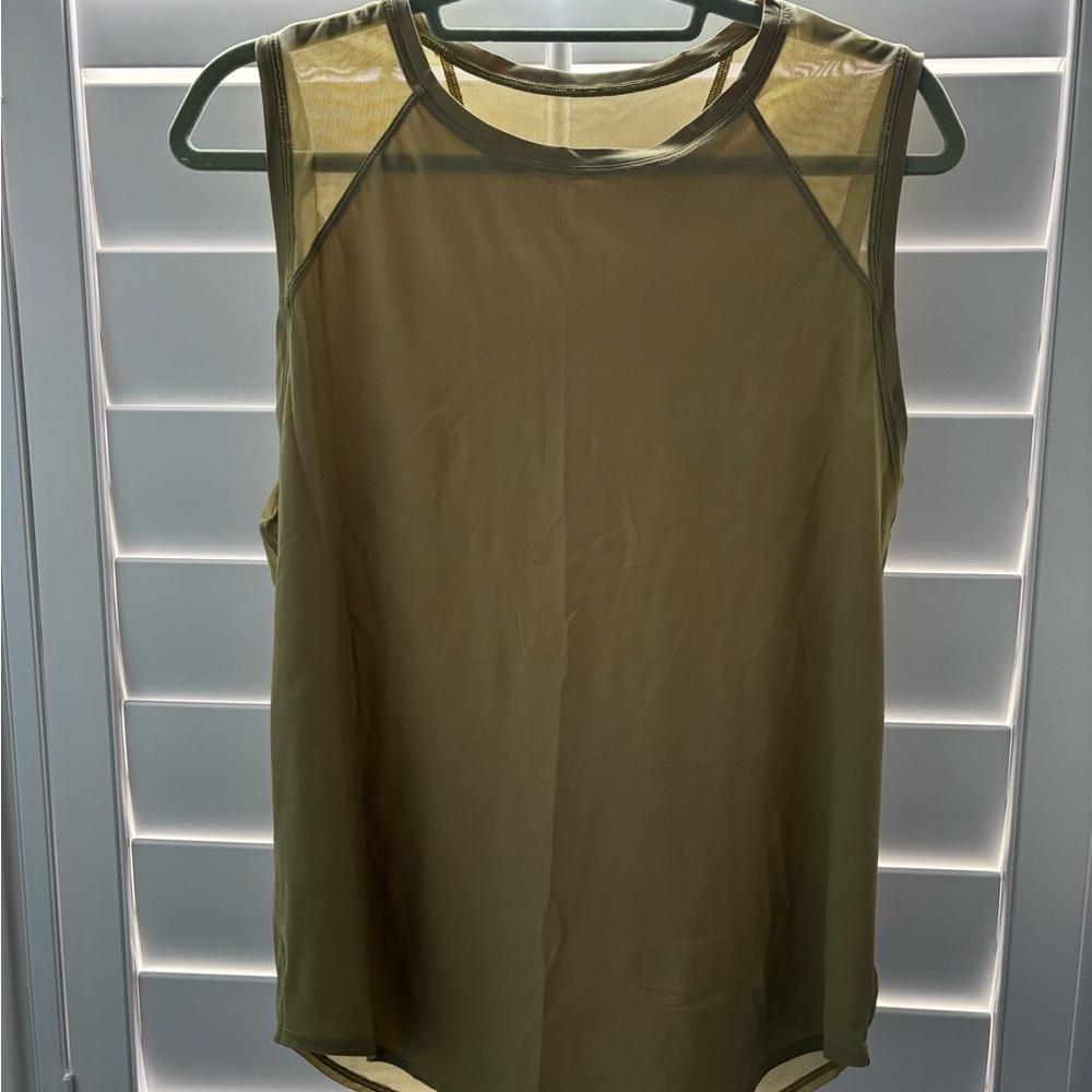 Lululemon Athletica Olive Tank Top